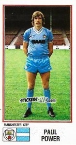 Sticker Paul Power - UK Football 1982-1983 - Panini
