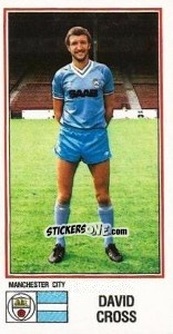 Sticker David Cross - UK Football 1982-1983 - Panini