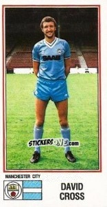 Sticker David Cross - UK Football 1982-1983 n. 161 - Panini