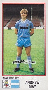 Sticker Andrew May - UK Football 1982-1983 n. 163 - Panini