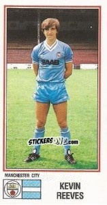Cromo Kevin Reeves - UK Football 1982-1983 - Panini