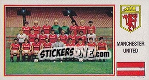 Sticker Team - UK Football 1982-1983 - Panini