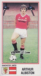 Sticker Arthur Albiston - UK Football 1982-1983 n. 169 - Panini