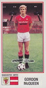 Figurina Gordon McQueen - UK Football 1982-1983 n. 172 - Panini