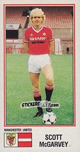 Figurina Scott McGarvey - UK Football 1982-1983 - Panini
