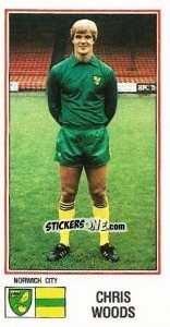Sticker Chris Woods - UK Football 1982-1983 n. 184 - Panini