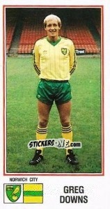 Sticker Greg Downs - UK Football 1982-1983 n. 185 - Panini