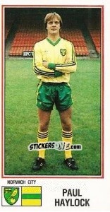 Sticker Paul Haylock - UK Football 1982-1983 - Panini