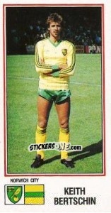 Sticker Keith Bertschin - UK Football 1982-1983 - Panini