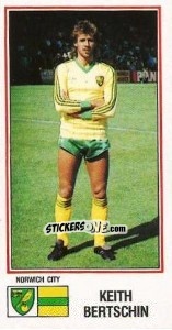 Sticker Keith Bertschin - UK Football 1982-1983 n. 193 - Panini