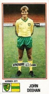 Sticker John Deehan - UK Football 1982-1983 - Panini