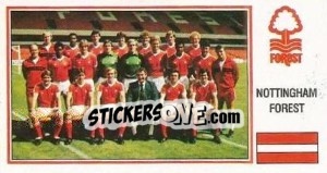 Sticker Team - UK Football 1982-1983 - Panini