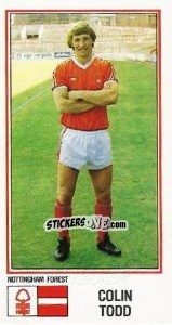 Cromo Colin Todd - UK Football 1982-1983 - Panini