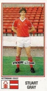 Sticker Stuart Gray - UK Football 1982-1983 n. 206 - Panini