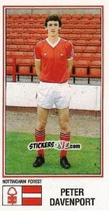 Sticker Peter Davenport - UK Football 1982-1983 - Panini