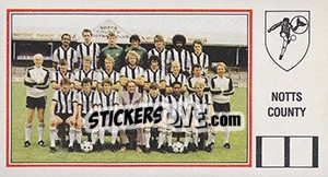 Sticker Team - UK Football 1982-1983 - Panini