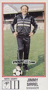 Sticker Jimmy Sirrel - UK Football 1982-1983 n. 215 - Panini