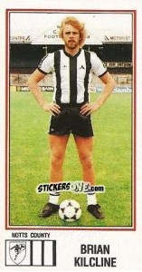 Sticker Brian Kilcline - UK Football 1982-1983 - Panini
