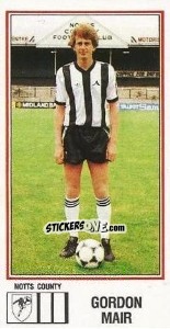 Sticker Gordon Mair - UK Football 1982-1983 n. 222 - Panini