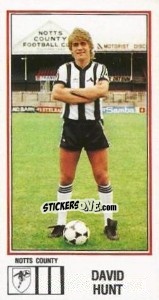 Sticker David Hunt - UK Football 1982-1983 - Panini