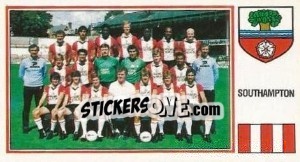 Figurina Team - UK Football 1982-1983 - Panini