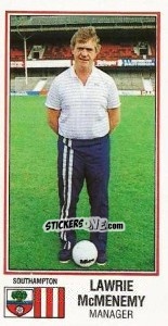 Sticker Lawrie McMenemy - UK Football 1982-1983 n. 231 - Panini