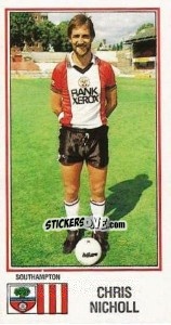 Sticker Chris Nicholl - UK Football 1982-1983 - Panini