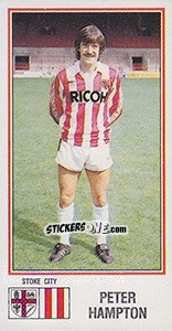 Sticker Peter Hampton - UK Football 1982-1983 - Panini