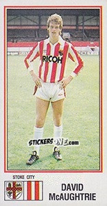 Sticker David McAughtrie - UK Football 1982-1983 n. 255 - Panini