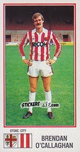 Sticker Brendan O'Callaghan - UK Football 1982-1983 - Panini