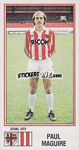 Sticker Paul Maguire - UK Football 1982-1983 - Panini