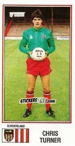 Sticker Chris Turner - UK Football 1982-1983 - Panini