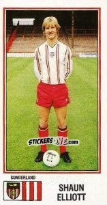 Sticker Shaun Ellioot - UK Football 1982-1983 - Panini