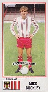 Sticker Mick Buckley - UK Football 1982-1983 - Panini