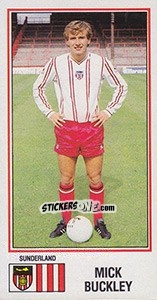Figurina Mick Buckley - UK Football 1982-1983 n. 271 - Panini