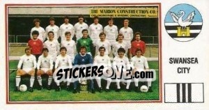 Sticker Team - UK Football 1982-1983 - Panini