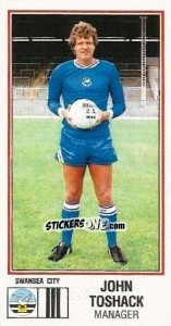 Cromo John Toshack - UK Football 1982-1983 - Panini