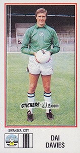Sticker Dai Davies - UK Football 1982-1983 n. 280 - Panini