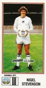 Figurina Nigel Stevenson - UK Football 1982-1983 - Panini