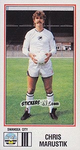 Sticker Chris Marustik - UK Football 1982-1983 n. 285 - Panini