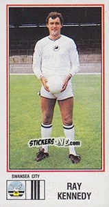 Sticker Ray Kennedy - UK Football 1982-1983 n. 286 - Panini