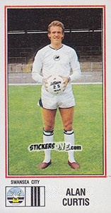 Sticker Alan Curtis - UK Football 1982-1983 - Panini