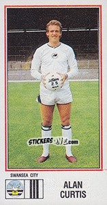 Sticker Alan Curtis - UK Football 1982-1983 n. 289 - Panini
