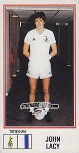 Sticker John Lacy - UK Football 1982-1983 - Panini