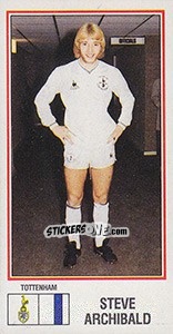 Sticker Steve Archibald - UK Football 1982-1983 n. 306 - Panini