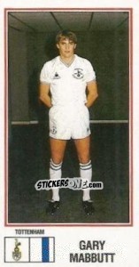 Cromo Gary Mabbutt - UK Football 1982-1983 - Panini