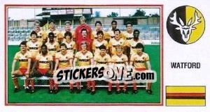 Sticker Team - UK Football 1982-1983 - Panini