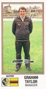 Sticker Graham Taylor - UK Football 1982-1983 - Panini