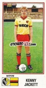 Figurina Kenny Jackett - UK Football 1982-1983 - Panini