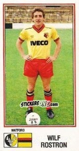 Figurina Wilf Rostron - UK Football 1982-1983 n. 317 - Panini